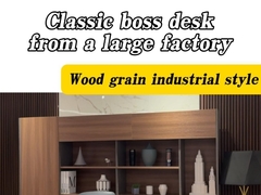 Meja perabot kantor modern 4 orang dengan Baffle Front untuk Privasi