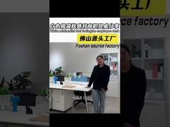 Meja Kantor 4 Orang Partisi sederhana dan modern dengan lemari penyimpanan Dukungan kustomisasi