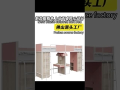 Tempat tidur bertingkat warna merah