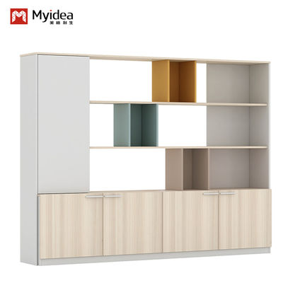 Nordic Oak Color File Cabinet Cabinet Pameran Atas