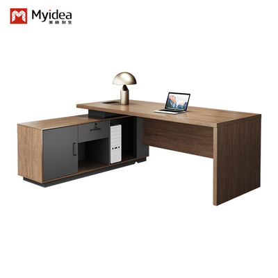 Dukungan kustomisasi Myidea Kantor Kepala Meja Modern Perabotan sederhana Satu orang dengan Sub Cabinet