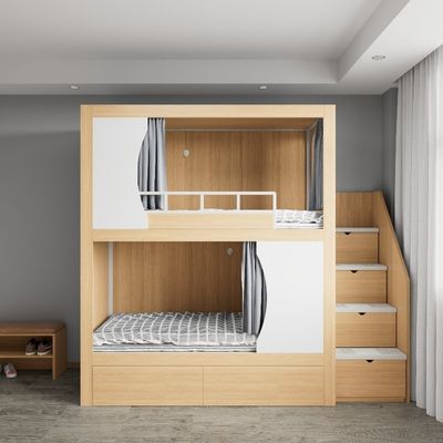 Beli 2600 X 900 X 2400mm School Bunk Bed Dengan Pemotongan Pengeboran Dan Galvanisasi Dukungan kustomisasi online manufacture