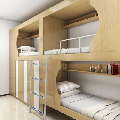 Beli Backpacker Hostel Sleeping Pod Capsule Bed Sleep Box Hostel Hotel Bunk Bed Dukungan kustomisasi online manufacture