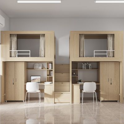 Beli Furnitur kamar tidur modern tempat tidur anak-anak tempat tidur dengan tangga dan lapisan penyimpanan Dukungan kustomisasi online manufacture