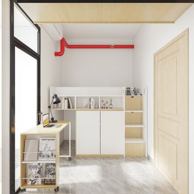 Beli Tempat Tidur Lantai Kayu Kembar Dengan Lemari online manufacture