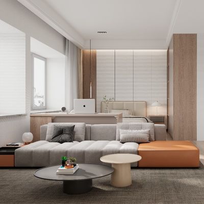 Beli Dukungan kustomisasi Perabotan apartemen modern, bergaya dan praktis dengan sofa berwarna yang cocok online manufacture