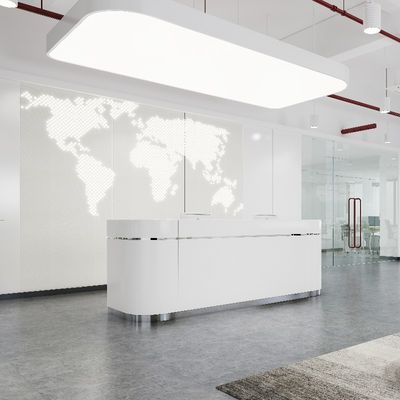 Beli Desain Modern MYIDEA Perabot Kantor Desain sederhana Marmer atas Meja Resepsi Dukungan kustomisasi online manufacture
