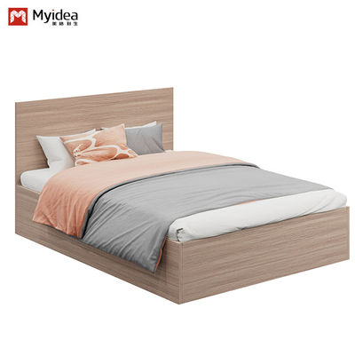 membeli Dukungan kustomisasi Modern Minimalis Kayu Tempat Tidur Tunggal Untuk Kamar Tidur Sekolah Apartemen Furnitur Hotel / Asrama online manufacture