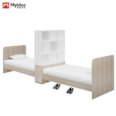 membeli Apartemen Gaya Nordik Hotel Tempat Tidur Furnitur Kamar Tidur Dengan Lemari Pakaian Untuk Bagasi Dukungan kustomisasi online manufacture