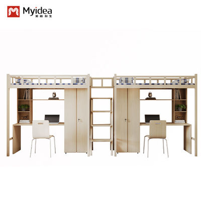 Beli 4000 X 900 X 2120mm kustomisasi Modern Furniture Untuk Sekolah Bunk Bed Dengan Tangga online manufacture