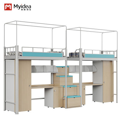 Beli Dukungan kustomisasi Tempat Tidur Bunk Kapsul yang luas dengan bingkai tirai dan staris untuk Kamar Standar Tinggi online manufacture