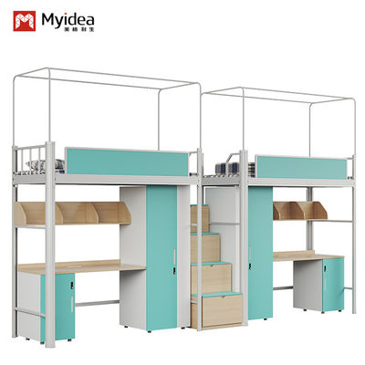 Beli Dukungan kustomisasi Terjangkau dan Nyaman Kapsul Bunk Bed dengan Tangga yang warna cerah untuk Hostel online manufacture