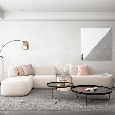 Beli Dukungan kustomisasi Nordic Minimalism Sofa Set untuk Kantor / Kamar Tidur Kain Arc Inovatif untuk penggunaan apartemen atau villa tradisional online manufacture