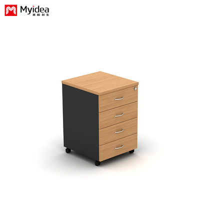 Beli Kustomisasi Lemari Aktivitas Tetap, Berbagai Warna Empat Laci Lemari Pindah untuk Kantor Desk Storage File online manufacture