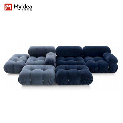 Beli Metal Leg Nordic Fabric Sofa Light Luxury for Small Apartments Internet Living Room Bedroom Designer Square Buckle Module Sofa Kombinasi online manufacture