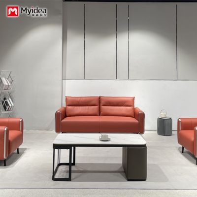 Beli Sofa Kantor Kulit Baru Mewah Modern Set Penerimaan Bisnis Perusahaan Furnitur Bos Sekolah Hotel Kantor Sofa online manufacture