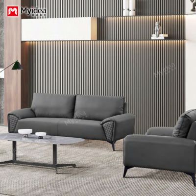 Beli Sofa baru untuk resepsi komersial, ruang kantor kulit kucing baru, sofa resepsi kelas atas untuk tamu online manufacture