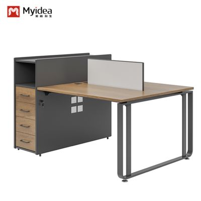 Beli Dua Anggota Staf Berhadapan Satu Sama Lain, Empat Laci Meja Kantor, Layar Berwarna Cerah, Meja Perabot Kantor online manufacture