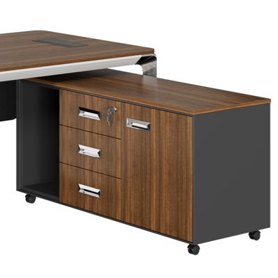 Simple And Modern Executive Desk, Manager'S Desk, Filing Cabinet, Large Shift Desk, Boss'S Desk And Chair Combination, Office Furniture
