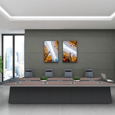 Conference Table, Meeting Room, Office Desk, Simple and Modern Business Negotiation Office, Large and Long Desk Support Customization