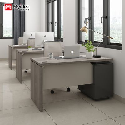 Beli Meja Kantor Minimalis Modern untuk Penyimpanan, Meja Komputer Praktis, Meja Layar Staf satu sisi online manufacture
