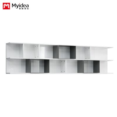 Office filing cabinet, hanging cabinet, white glossy painted office desk cabinet