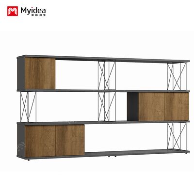 Storage Iron Wire Cabinet Plate Steel Pipe Combined with Company Document Storage Data Cabinet Interlocking Partition Cabinet