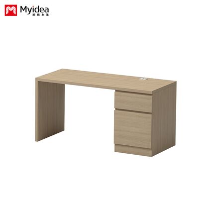 Beli Meja Kabinet Kayu Custom Baru dengan Laci Sisi untuk Penduduk Tunggal, Panel Meja Kantor dengan Socket Workstation online manufacture