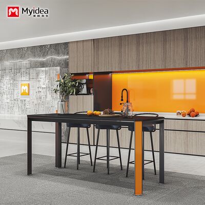 Beli Perusahaan karyawan pantry bar counter terbuat dari waterproof rock board, dan sederhana meja teh dapat disesuaikan online manufacture