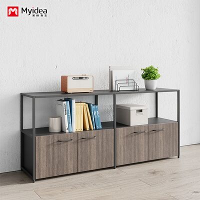 MYIDEA Classic Two Layer Tea Water Cabinet Company Office Display Partition Cabinet Document Storage Cabinet