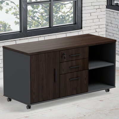 Office FilingCabinets Melamine 3-Drawer Large Storage Commercial Office Modern Design High-end Atmosphere Activity Cabinet