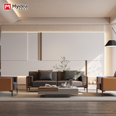 Beli Set Sofa Kulit Minimalis Nordic Kamar Tidur Kantor Desain Bagian Tradisional Kaki Logam Sofa Tempat Duduk Tunggal/Tiga online manufacture