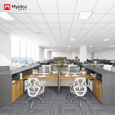 membeli kustomisasi Meja Karyawan Kontemporer Tunggal tahan lama Kombinasi Kayu Logam Modern Furnitur Kantor Modular online manufacture