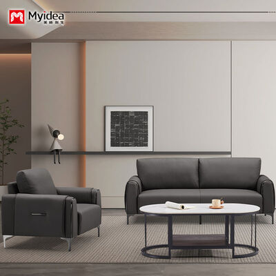 membeli Sofa Resepsi Kantor dengan Kulit Premium, Padding busa dengan kepadatan tinggi, dan jahitan halus online manufacture