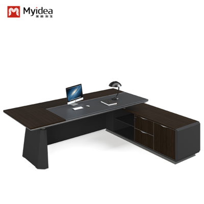 Meja Kantor Bos Sederhana Modern Kombinasi Meja Dan Kursi Gaya Cina Baru Meja Kelas Besar Meja Presiden Tunggal Perabot Kantor Manajer