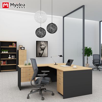 Kustomisasi Meja Eksekutif Klasik dengan Lemari, Laci, Fil dan penyimpanan data, Komputer Perusahaan, Meja Kantor, Meja Manajer