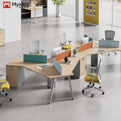 Foshan Furniture Source Factory Direct SupplySatu-orang staf meja dengan layar pabrik batch Direct Supply Foshan Furniture